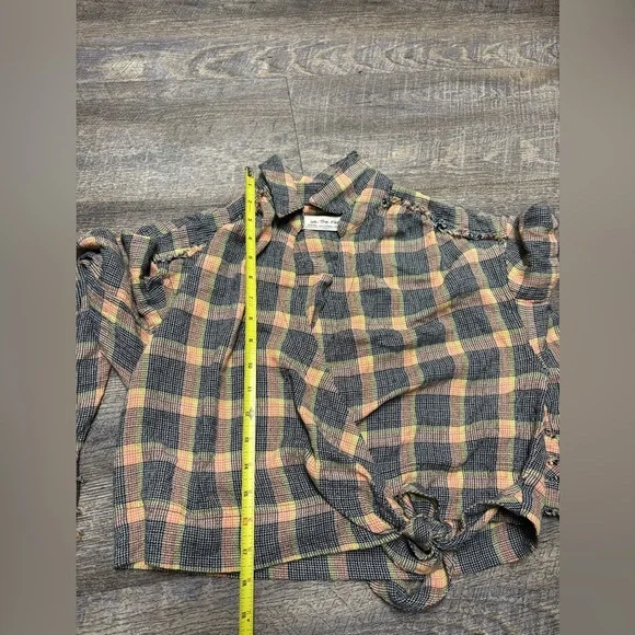 We the free Plaid Wrap Blouse - Picture 8 of 12